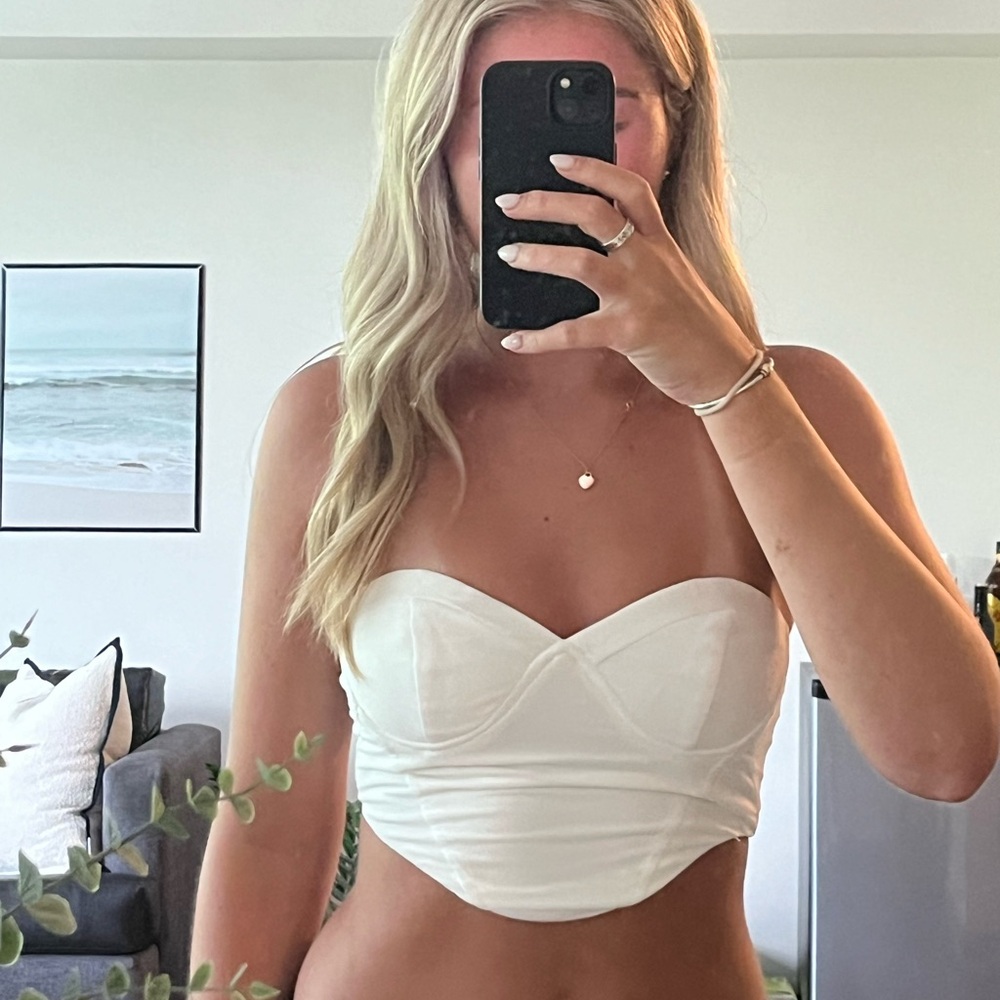 Princess Polly White Strapless